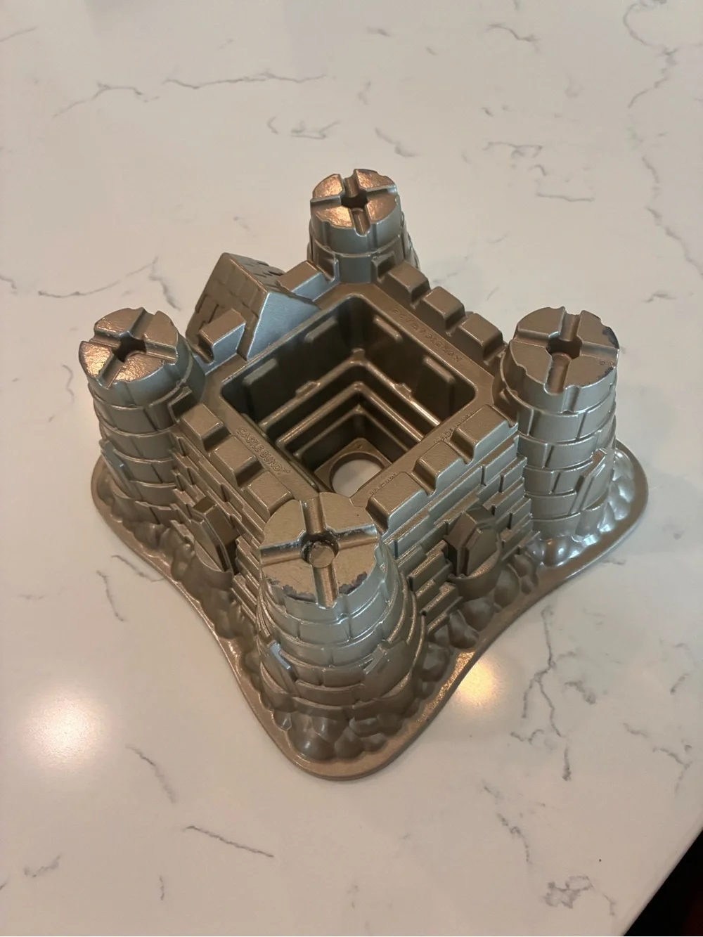 Metallic Gold Castle Mold